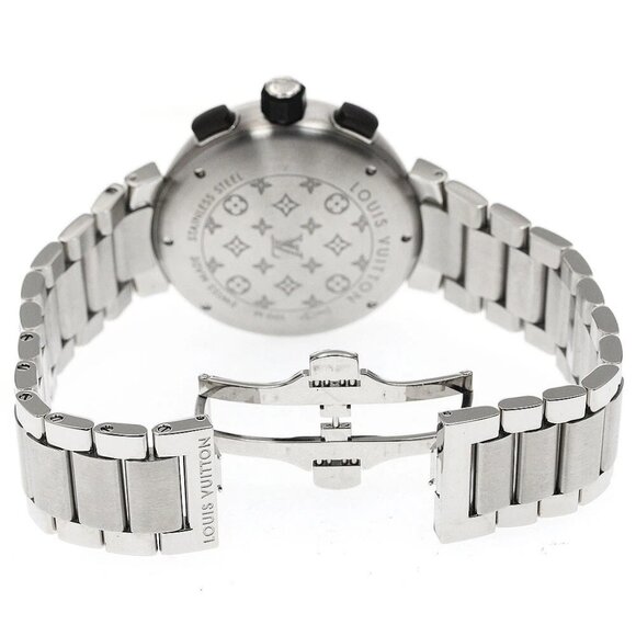 LOUIS VUITTON Tambour in black Q118F Quartz Men's Watch_885969 - Picture 4 of 7